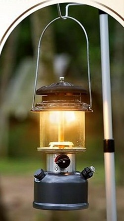 Typical Military and Coast Guard Double Mantle Pressure Lanterns, common at all Lighthouses