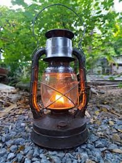 Typical Outdoor Wick and Kerosene Lanterns that the Crazy Ladies would have used during the 1944 rescue