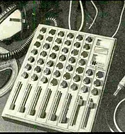 6-into-2 mixer, Altec 1567A, popular for basic semi-pro sessions.
