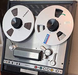 The very popular (but not cheap) Ampex AG-440 Stereo Recorder, professional tape deck 1967 onwards.